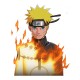 Shirt naruto blanc pour homme et femme