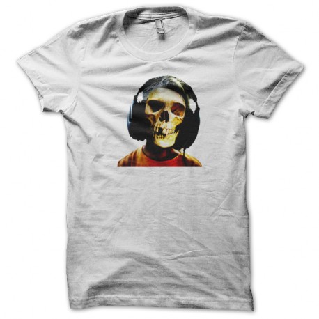 Shirt crane musicale blanc pour homme et femme