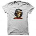 Shirt crane musicale blanc pour homme et femme