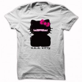 Shirt parodie Hello kitty Halal version parodique blanc pour homme et femme