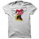 Shirt minnie sans tete blanc pour homme et femme