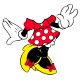 Shirt minnie sans tete blanc pour homme et femme