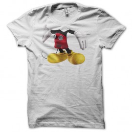 Shirt mickey mouse perd la tete blanc pour homme et femme