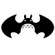 Shirt totoro mutation batman pour homme et femme