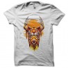 Shirt animaux artistique blanc pour homme et femme