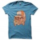 Shirt personnage de cartoon bleu ciel pour homme et femme