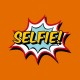 Shirt selfie comic book orange pour homme et femme