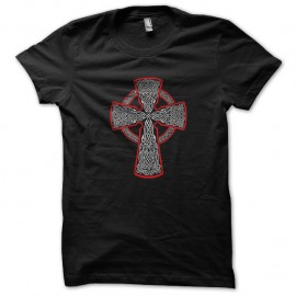 Shirt Celtic Cross noir pour homme et femme