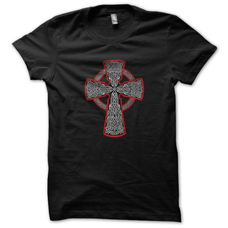 Shirt Celtic Cross noir pour homme et femme