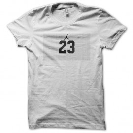 Shirt michael jordan number 23 blanc pour homme et femme