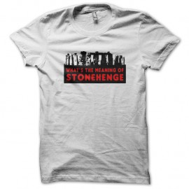 Shirt What s the meaning of stonehenge blanc pour homme et femme
