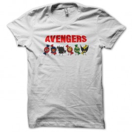 Shirt Avengers blanc pour homme et femme