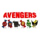 Shirt Avengers blanc pour homme et femme