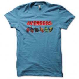 Shirt Avengers bleu ciel pour homme et femme