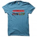Shirt Avengers bleu ciel pour homme et femme
