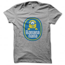 Shirt Banana minion gris pour homme et femme