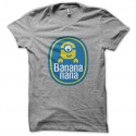 Shirt Banana minion gris pour homme et femme