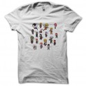 Shirt naruto blanc pour homme et femme