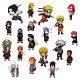 Shirt naruto blanc pour homme et femme