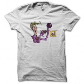 Shirt joker blanc pour homme et femme