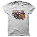 Shirt naruto shippuden team blanc pour homme et femme