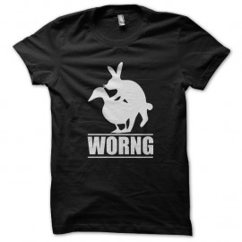 Shirt worng noir pour homme et femme