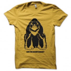 Shirt Gorilla have you seen my banana jaune pour homme et femme