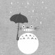 Shirt rain totoro gris pour homme et femme