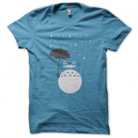 Shirt rain totoro bleu ciel pour homme et femme