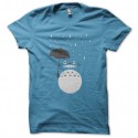 Shirt rain totoro bleu ciel pour homme et femme