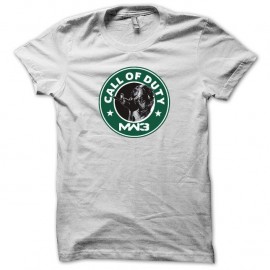 Shirt Call of duty parodie blanc pour homme et femme
