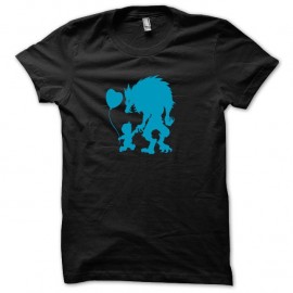 Shirt Monster baby bleu/noir slim fit pour homme et femme