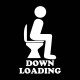 Shirt Down loading noir pour homme et femme