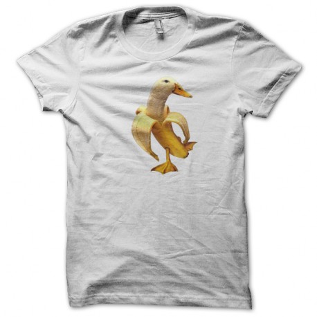 Shirt banana duck blanc pour homme et femme