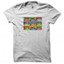 Shirt totoro multi couleurs blanc pour homme et femme