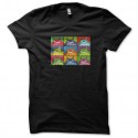 Shirt totoro multi couleurs noir pour homme et femme