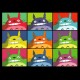 Shirt totoro multi couleurs noir pour homme et femme