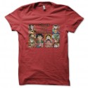 Shirt Choose your character one piece dragon ball rouge pour homme et femme
