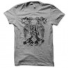 Shirt skull guitar gris pour homme et femme