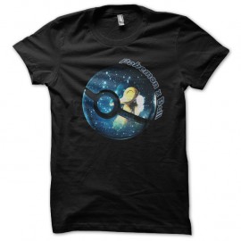 Shirt pokemon and ball noir pour homme et femme