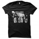 Shirt Guns N roses le groupe en vectoriel noir pour homme et femme