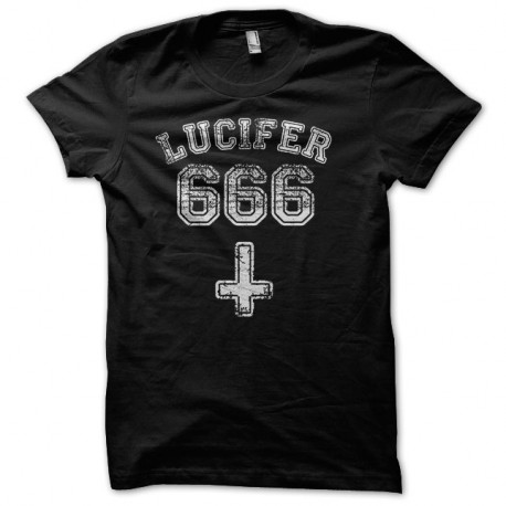 Shirt Lucifer 666 NOIR pour homme et femme