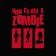 Shirt How to kill a zombie rules rouge/noir pour homme et femme