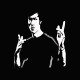 Shirt Bruce Lee Bam graphique noir pour homme et femme