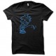 Shirt pipi baby bleu/noir pour homme et femme