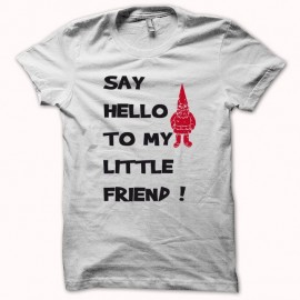 Shirt Project X say hello to my little friend blanc pour homme et femme