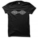 Shirt artic monkeys ondes noir pour homme et femme