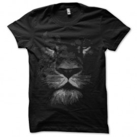 Shirt Lion noir pour homme et femme