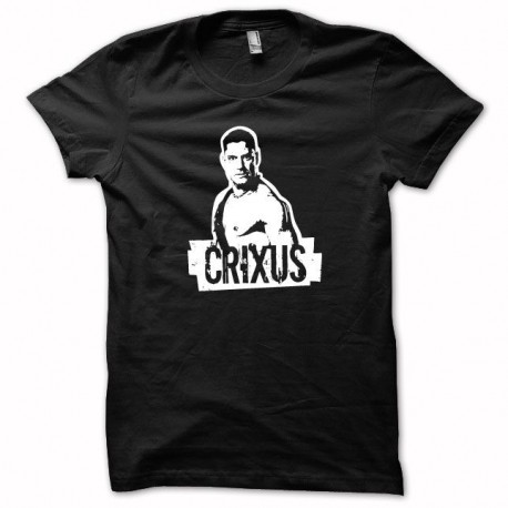 Shirt Spartacus Crixus blanc/noir slim fit pour homme et femme