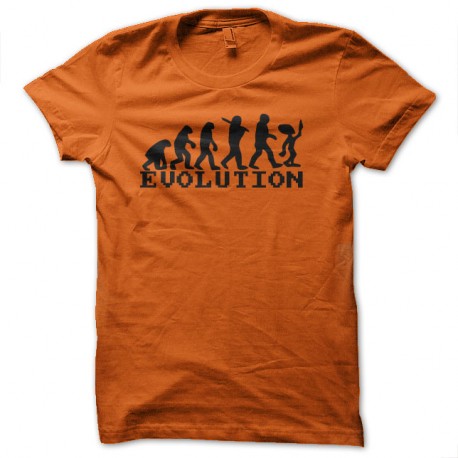 Shirt ufo évolution orange pour homme et femme